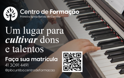 Matrículas Abertas no Centro de Formação da PIB Curitiba