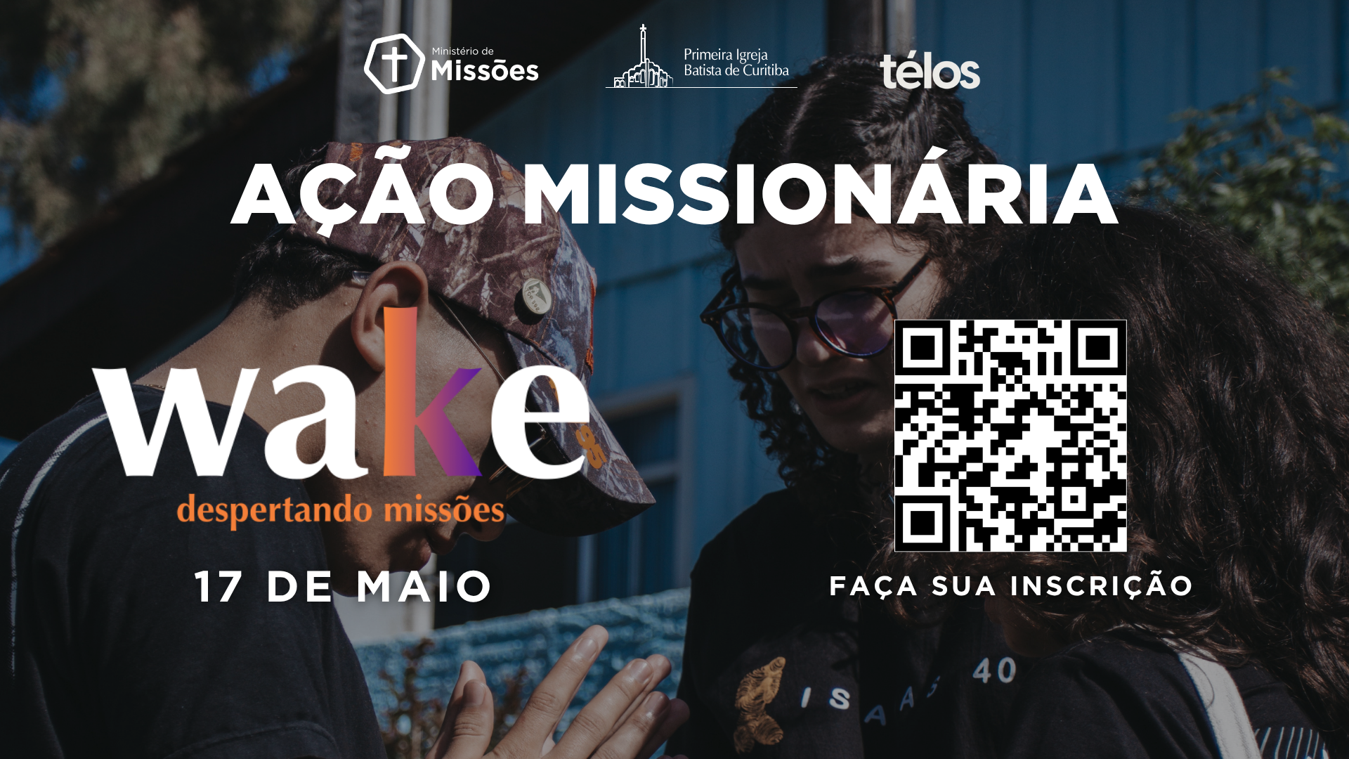 TÉLOS WAKE promove despertamento missionário em Colombo com ações práticas de evangelismo