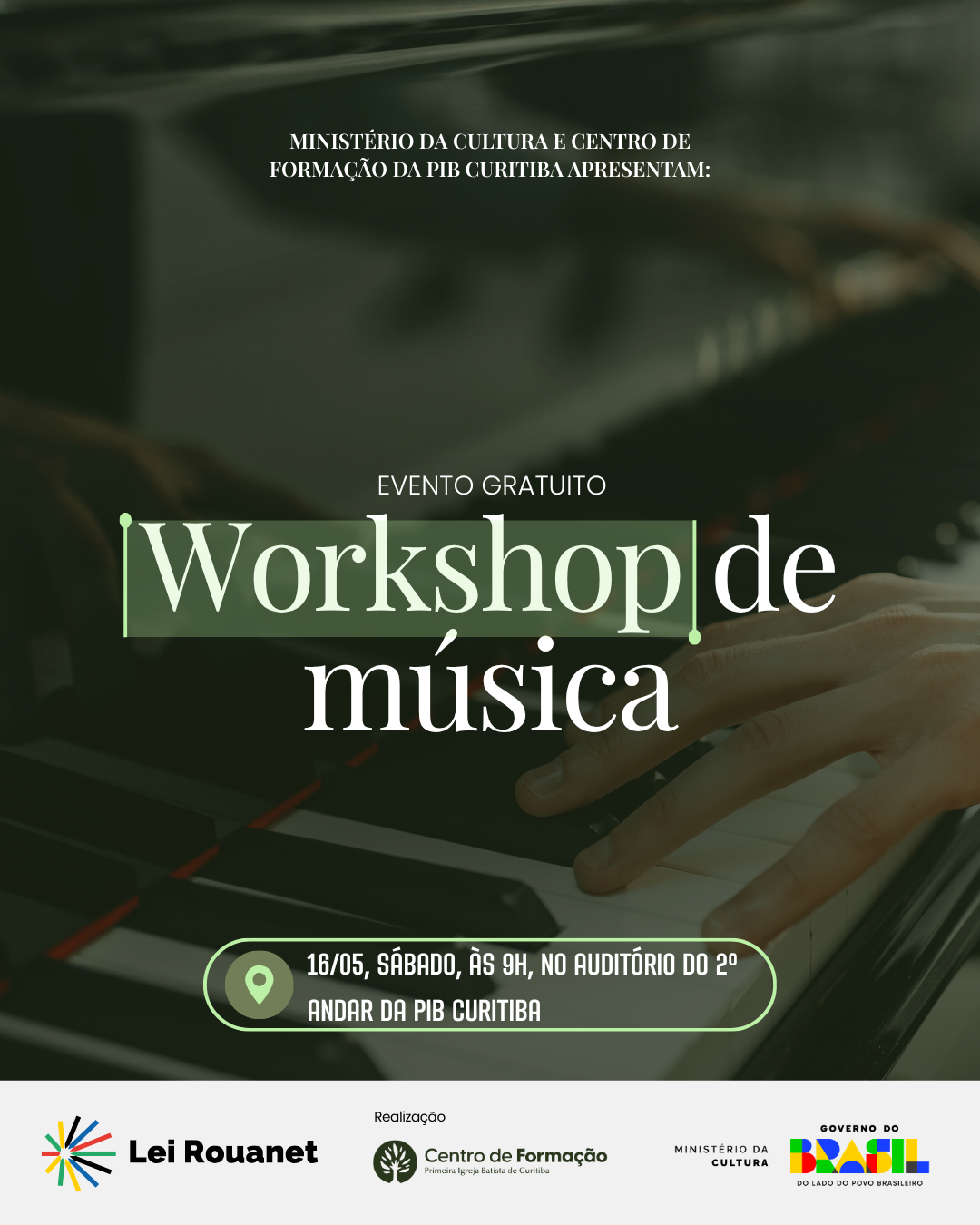 Workshop de Música do Centro de Formação promove imersão prática em diferentes estilos musicais