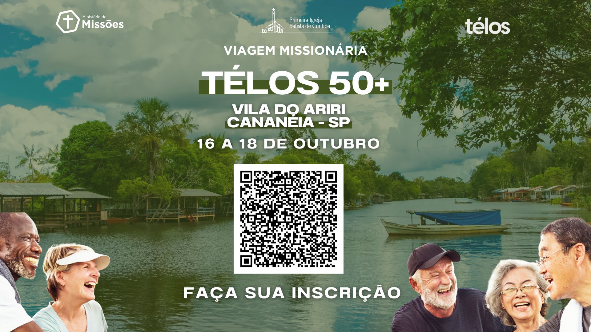 Télos 50+: uma viagem missionária para servir com alegria e maturidade
